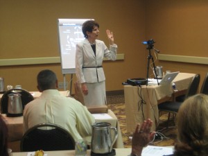 Connie Leading a Workshop