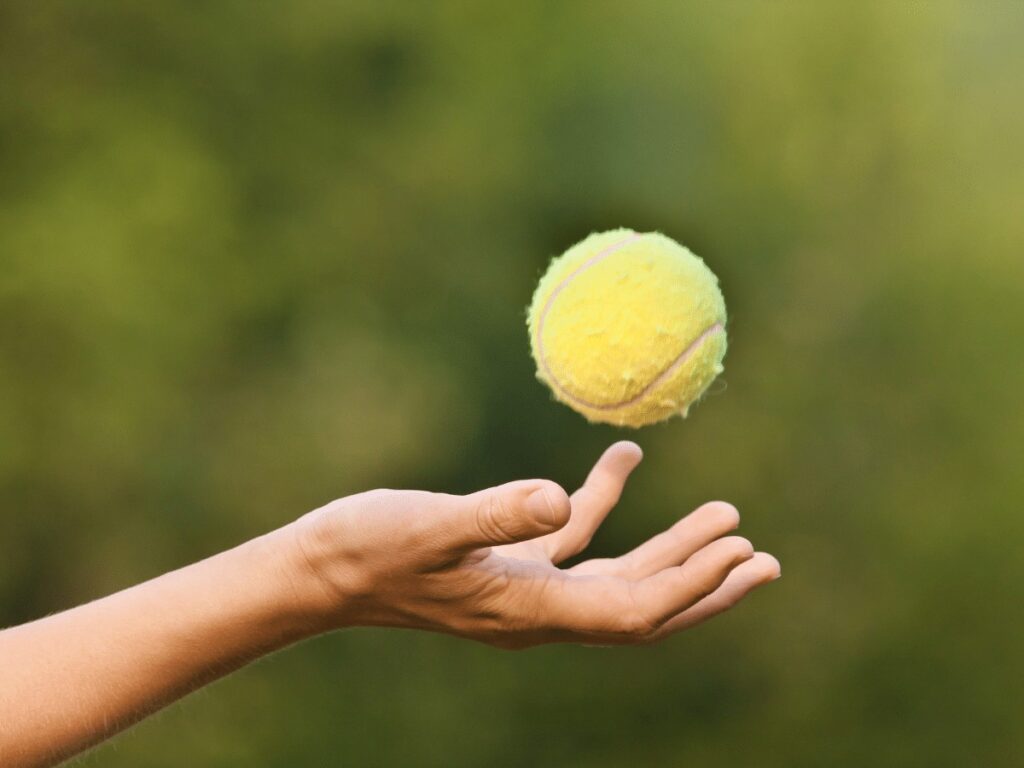 Tennis Ball Team Building Game