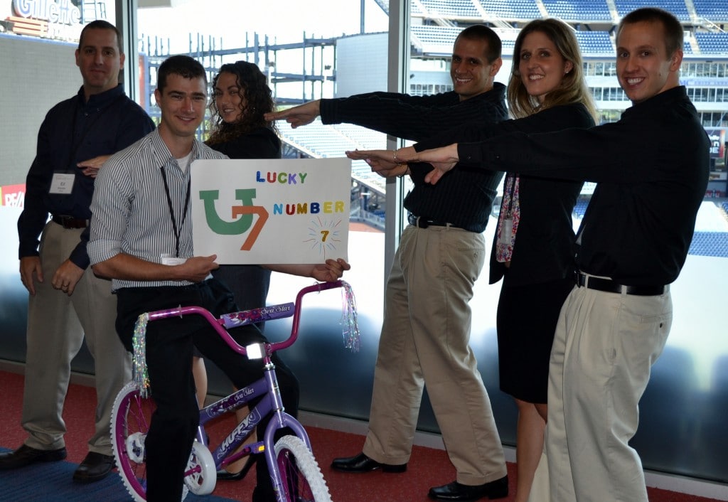 Raytheon Bike Build at Gillette Stadium in Boston