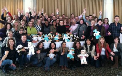 Pfizer Rescue Bear Team Building Workshop in Montreal, Quebec