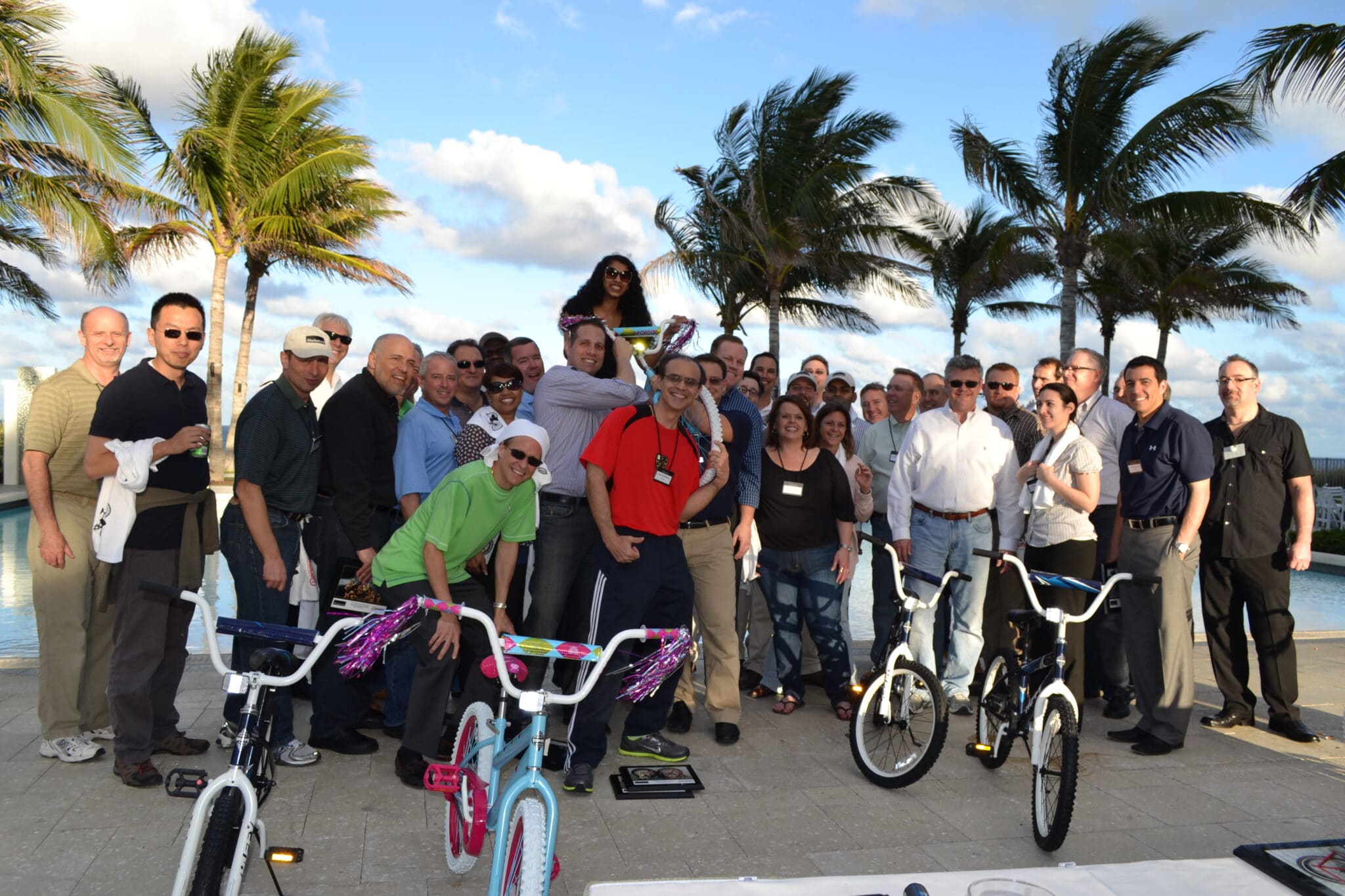 Blackstone Came Boca Raton, Florida, to Strengthen Teamwork With a Build-A-Bike Event