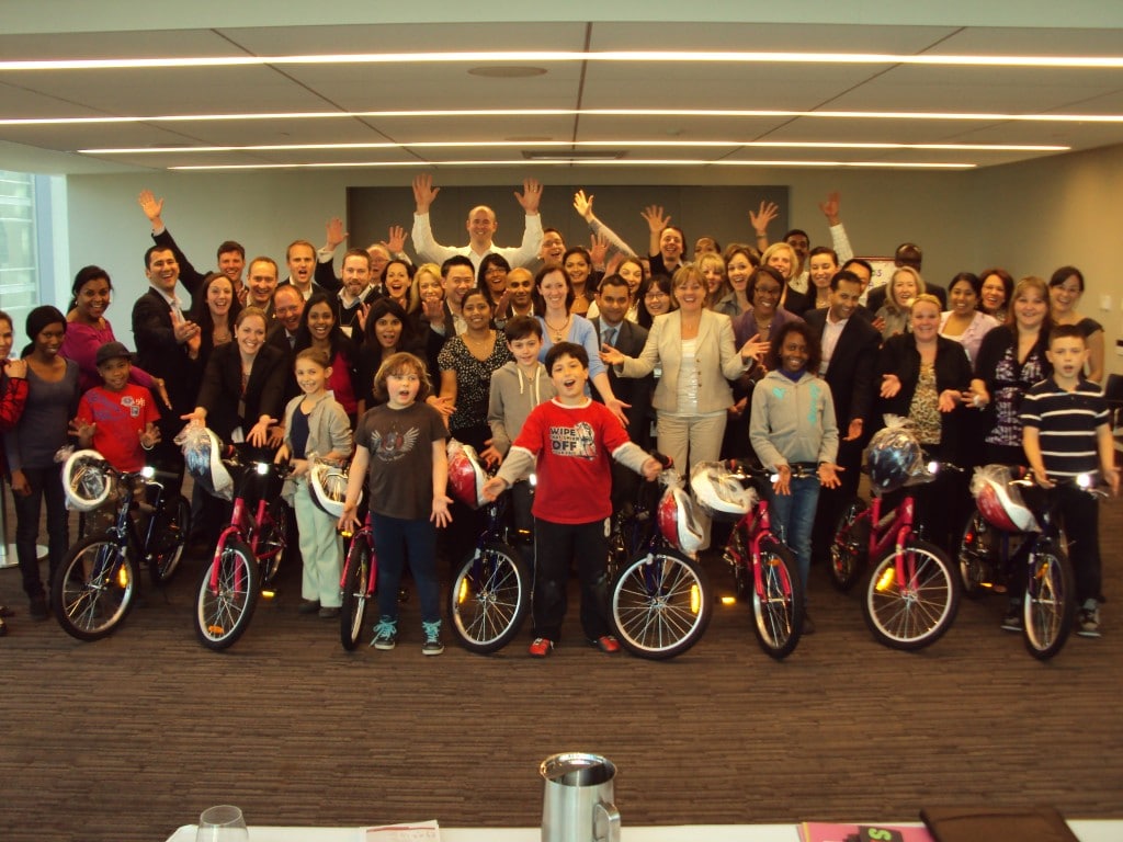 RBC Fun Build-A-Bike Event in Toronto