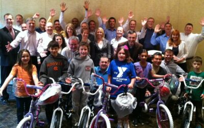 Diebold Build-A-Bike ® team building workshop in Canton