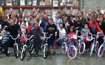 Follett Educational Services Build-A-Bike ® team building event in Chicago