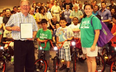Independent Project Analysis Gives Away Bikes in Lansdowne, Virginia