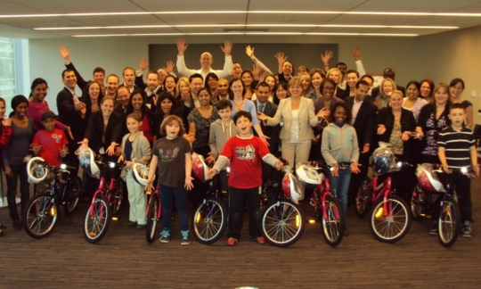 RBC Build-A-Bike Team Activity In Toronto, Ontario