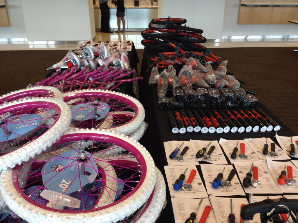 Goldman Sachs Build-A-Bike Setup New Jersey