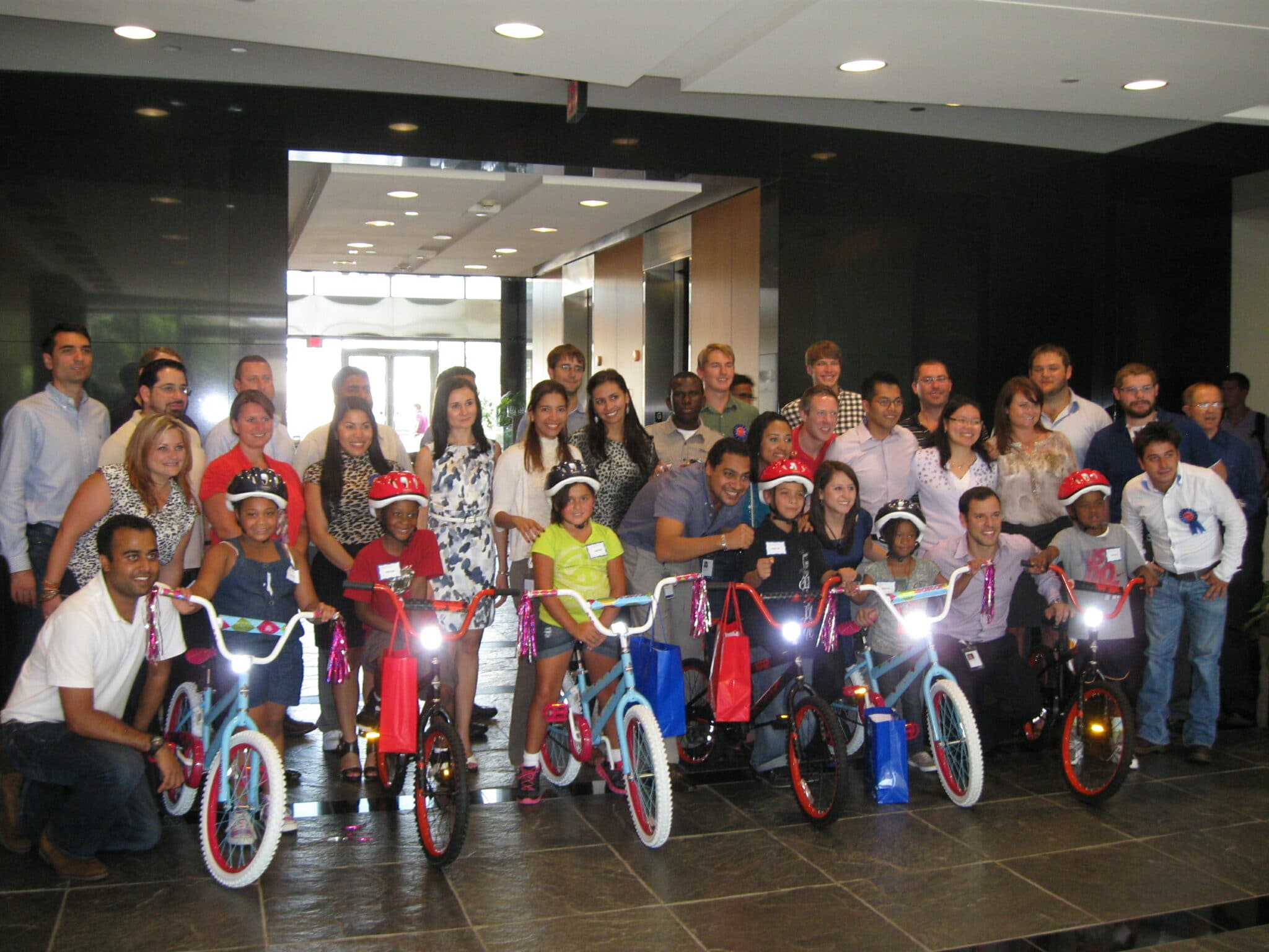 Mi Swaco Build-A-Bike team activity in Houston TX