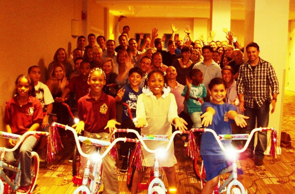 Baxter HealthCare Build-A-Bike Event In Chicago, Illinois