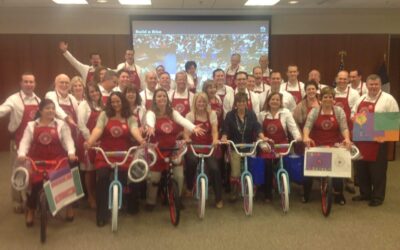 USAA Build-A-Bike in San Antonio, Texas