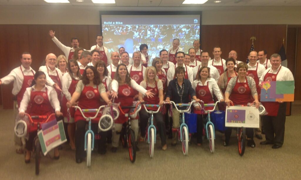 USAA Build-A-Bike In San Antonio