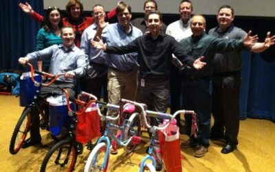 Sherwin-Williams Build-A-Bike in Cleveland, Ohio