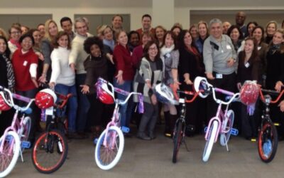 Merck Holds Build-A-Bike Near Philadelphia, Pennsylvania