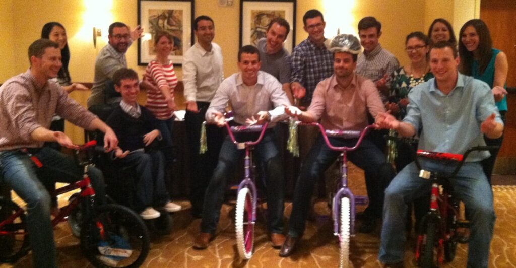 Sabre Bike Team Building in Fort Worth