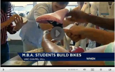 WNCN News Story about Build-A-Bike at University of North Carolina