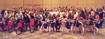 Veritext Build-A-Bike Team Building in Las Vegas, Nevada