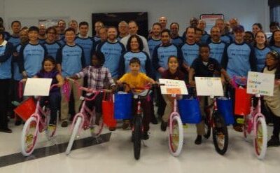 Knowles Corporation Build-A-Bike Team Building in Chicago, IL