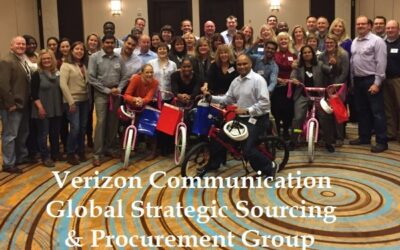 Verizon Communication Build-A-Bike Team Building in Newark, NJ