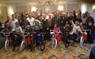 McAfee Employees Gather In Monterey, California For Build-A-Bike Event