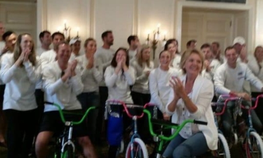 Avison Young Build-A-Bike Team Activity in Toronto