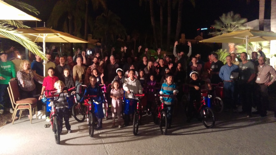 Schneider Electric Build-A-Bike Give Back in Los Angeles