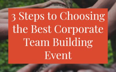 3 Steps to Choose the Best Corporate Team Building Event