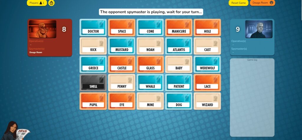 Codenames A Fun Game to Play on Zoom If You Have a Small Group