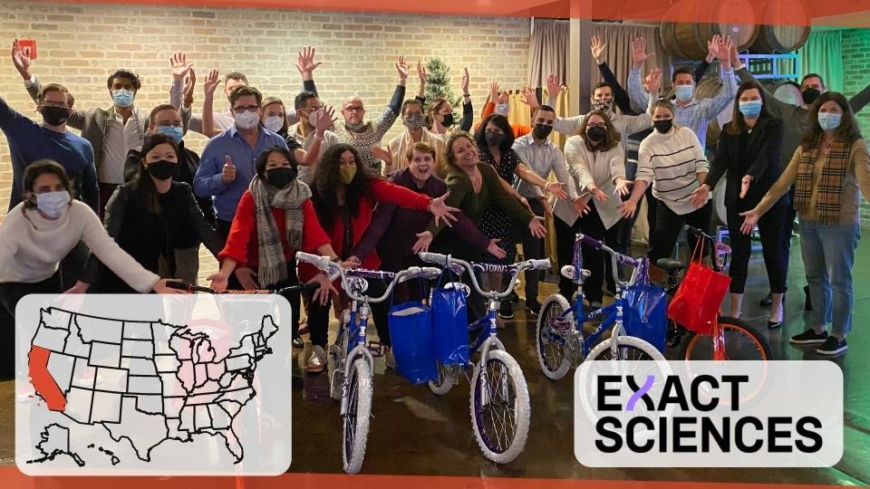 Exact Sciences Build-A-Bike Team Building Event in California