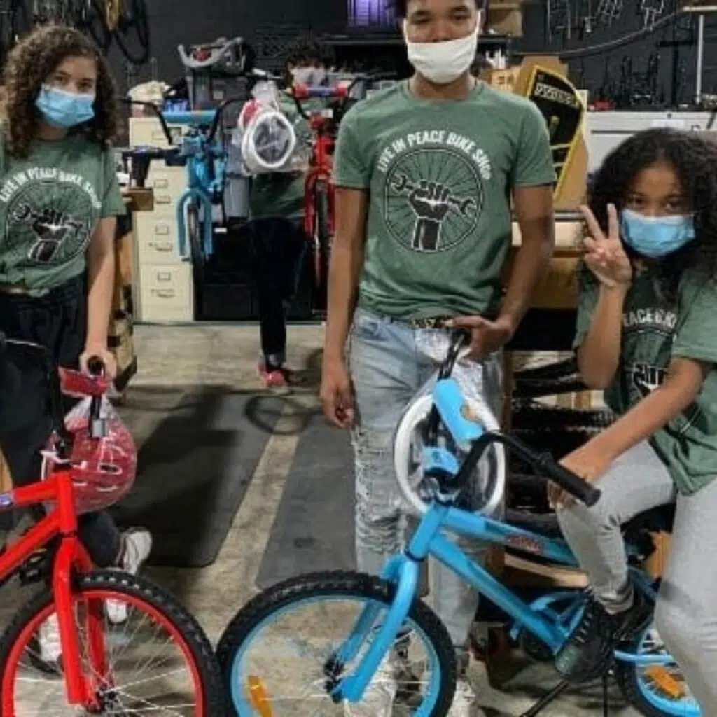 Kids Building Bikes for Charity
