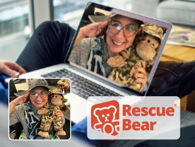 Virtual Rescue Bear Team Building Activity