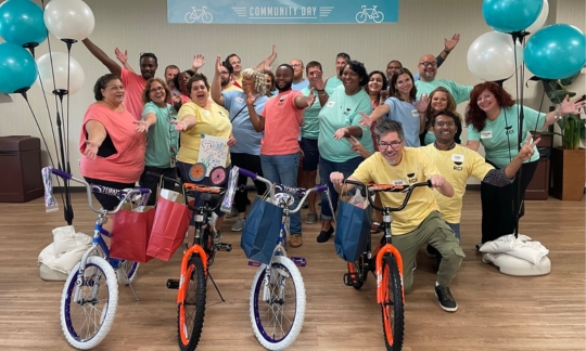 RCI Vacation Exchange Company Build-A-Bike® Team Event