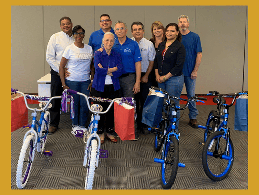 EverWest Houston Build-A-Bike team event