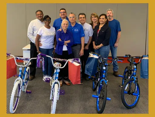 EverWest Houston Build-A-Bike team event