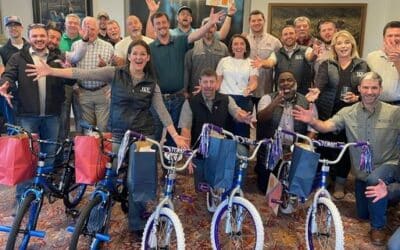 J-L-V Build-A-Bike team event in Fort Worth