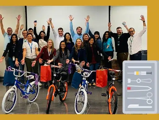 Karl Storz Build-A-Bike team event