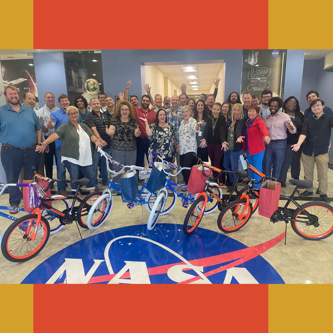 NASA Build-A-Bike team event