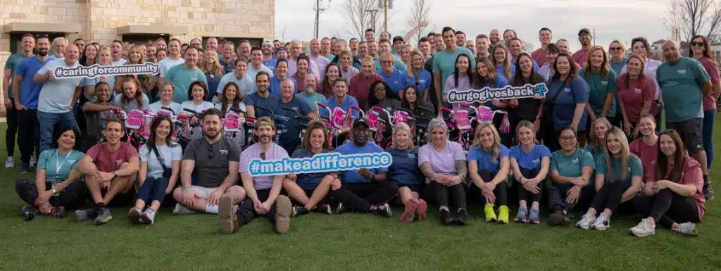 Urgo Medical North America Build-A-Bike Team Event in Southlake, TX