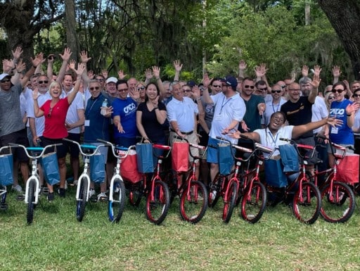 Columbus McKinnon Build-A-Bike® Event in Ponte Vedra Beach, FL