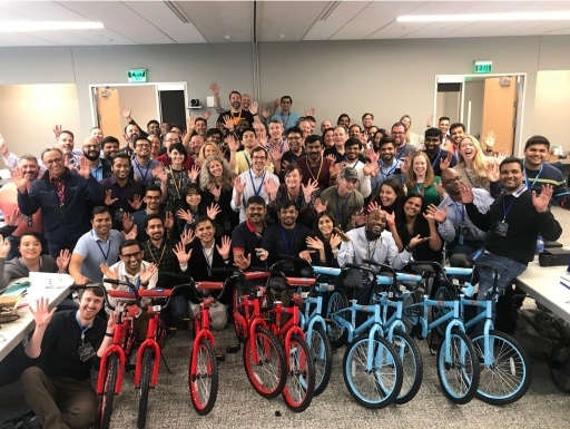 Amazon Tower 1 Build-A-Bike Event in Nashville, TN