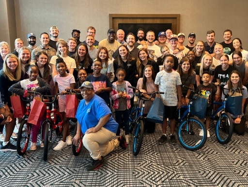 Retail Sports Marketing Build-A-Bike® Event in Charlotte, NC