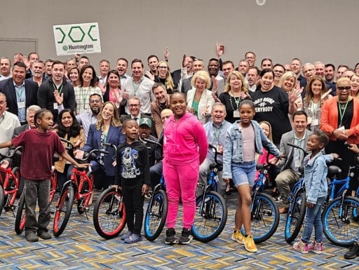 Huntington Bancshares Incorporated Build-A-Bike® Event in Detroit, MI