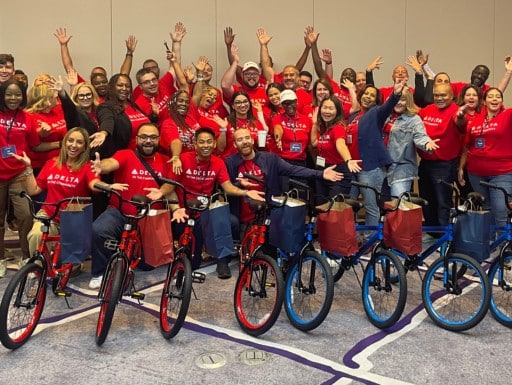 Delta Air Lines' Build-A-Bike® Event in Las Vegas, NV