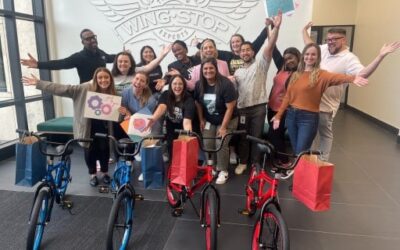 Wingstop Restaurants Inc. Build-A-Bike® Event in Addison, TX
