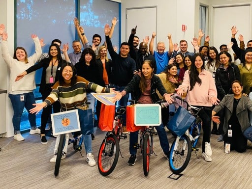 Roche Diagnostics' Collaborative Build-A-Bike® Near San Jose, CA