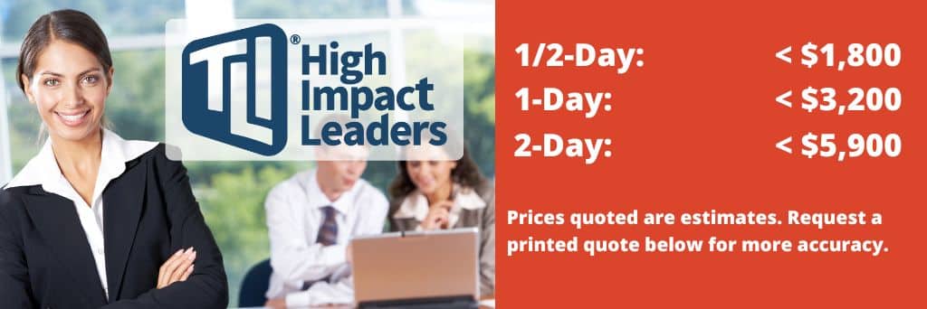 Virtual High Impact Leaders Workshop