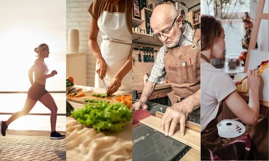 Disscusing hobbies and leisure activities can be a great topic of conversation with coworkers.