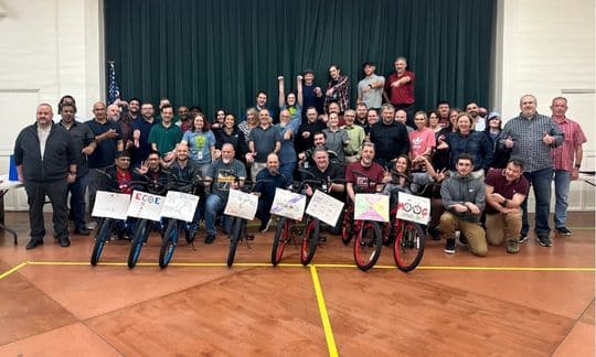 Moog Inc. Build-A-Bike Charity Team Event in New York, NY