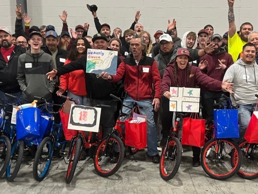 Bloom Roofing Build-A-Bike® Event in Brighton, MI