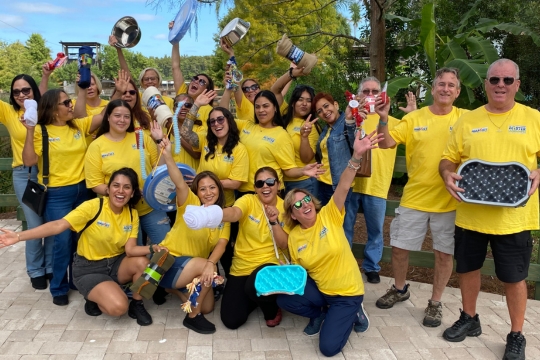 Toys for Tails is a cool team-building exercise