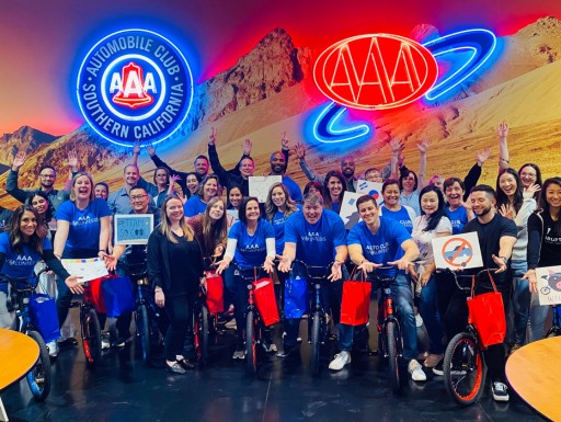 AAA Employees Attend Build-A-Bike® Event Near Los Angles, California